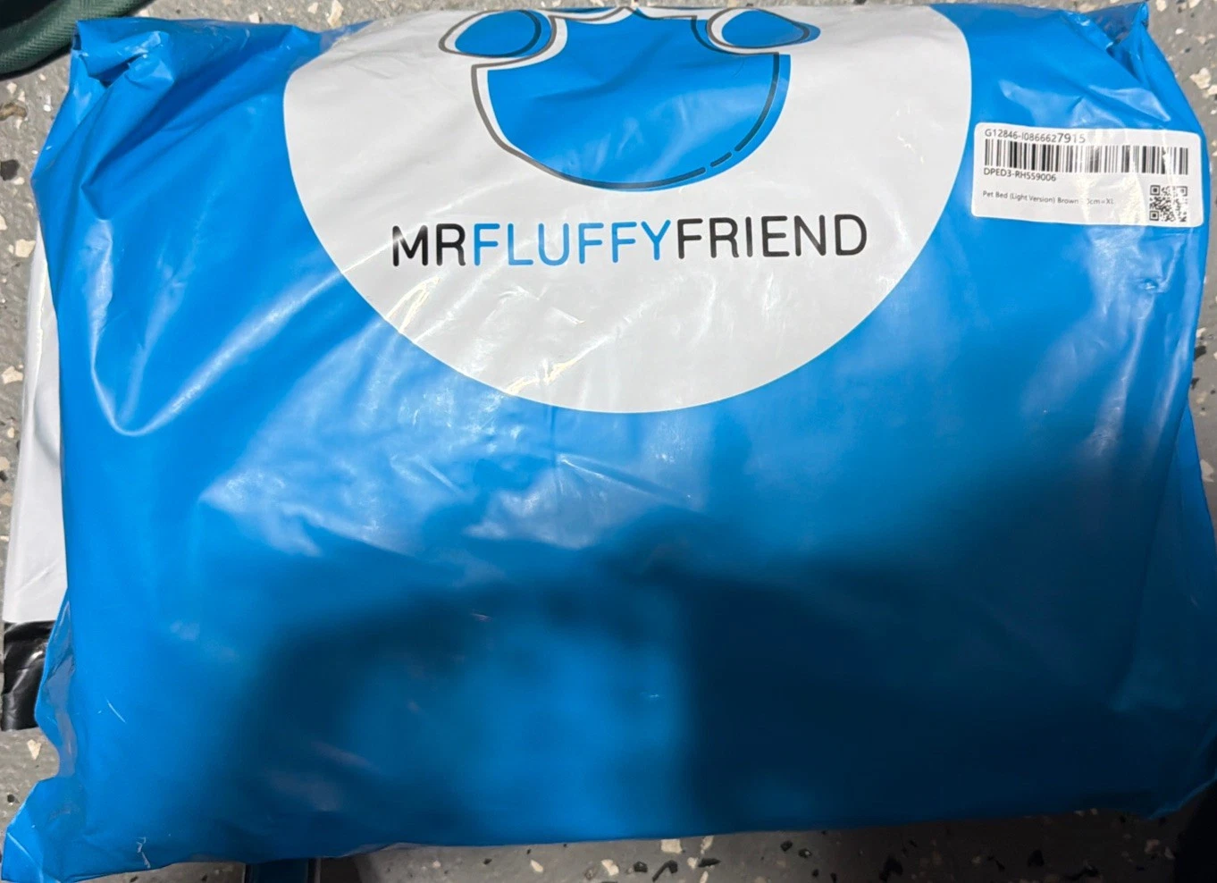 mr fluffy friend Pet Bed (light Version)Brown 80 Cm=XL