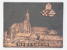 Plaque De Ville En Fonte D'Art Neresheim Mglw. SHW