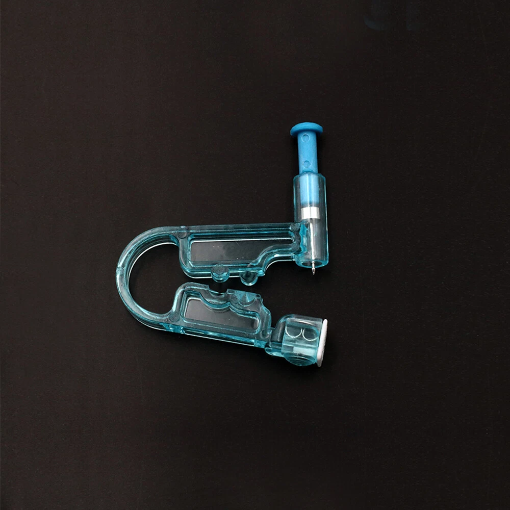 2Pcs Piercing Gun Disposable Sterile Ear Nose Piercing Kits Ear Rings Studs Tool image 6