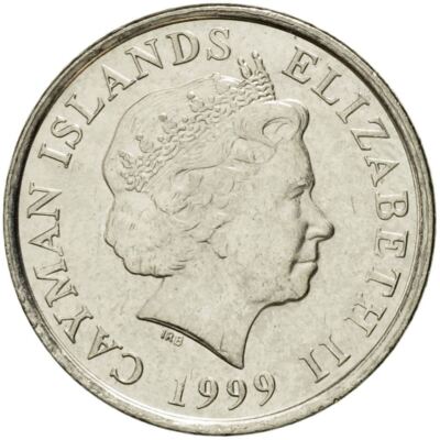 Cayman Islands | 5 Cents Coin | Crayfish | Elizabeth II | Km:132