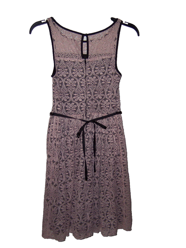 Speechless Girls Lace Dress Pink & Black Beaded Size 16 - Picture 5 of 7