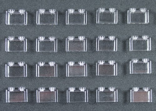LEGO - Assorted Lot 130+ Translucent Clear Pieces Plates Tiles Bricks Trans Bulk - Picture 2 of 6