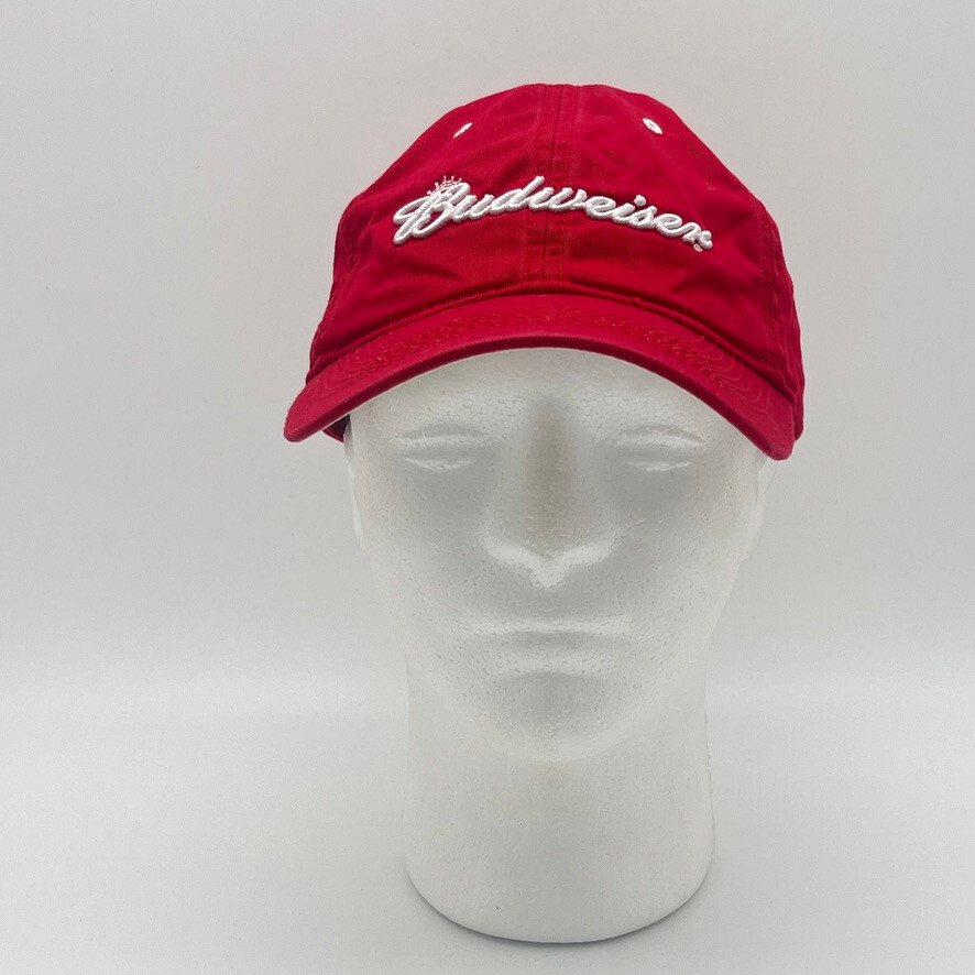 Budweiser Beer Red Hat Strapback Adjustable The G… - image 1