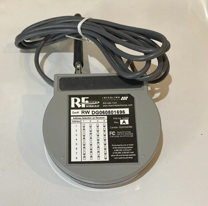 Interlink RF Wireless 54-14490 New RW DF030802094 - Image 3 of 3