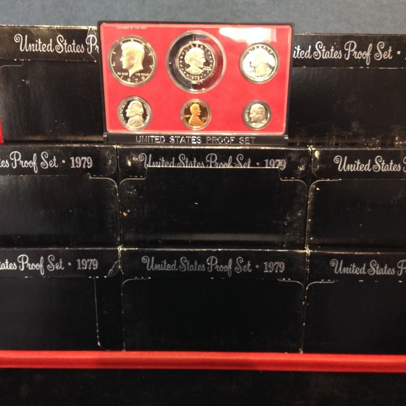 8 Set LOT of 1979-S U.S. Proof Sets ORIGINAL