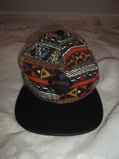 Aztec Hat Cap Snap Back Multicolor Venezia Down Town Brand Acrylic Script