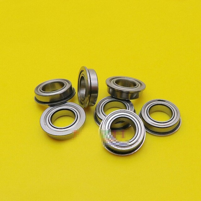 10pcs Flange Cup Stainless steel Flanged Bearing SMF148ZZ 8x14x15.6mm[M