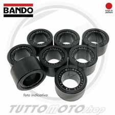 KIT 8 RULLI ORIGINALI BANDO GR. 18 YAMAHA T-MAX 500 ABS 2009 2010 2011 TMAX