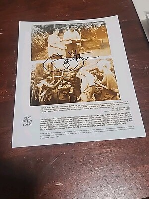 John Lithgow '' At Plays In The Field Of The Lord Signed  Publicity 8x10 Photo 