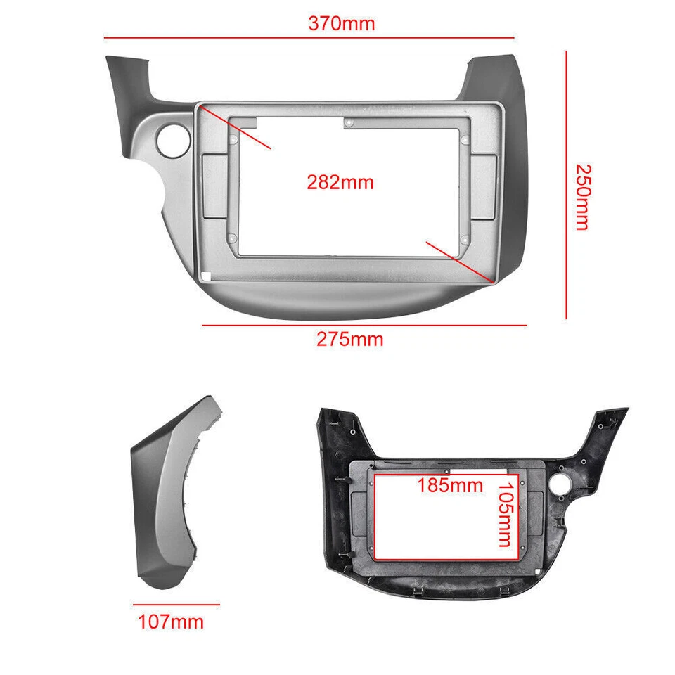 For Honda Fit Jazz 2008-2013 Apple Carplay Android 12.0 Auto Car Radio GPS FM Foto 4 de 4