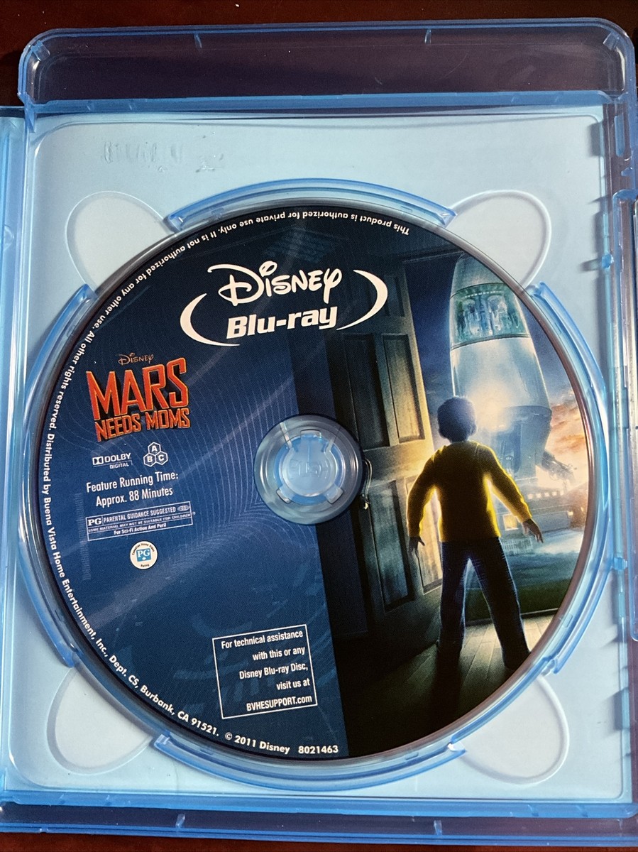 Mars Needs Moms Disney Blu-ray & DVD Seth Green Dan Fogler Joan