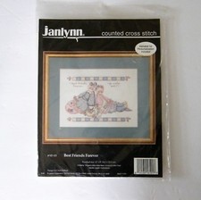 Janlynn Counted Cross Stitch Kit Best Friends Forever
