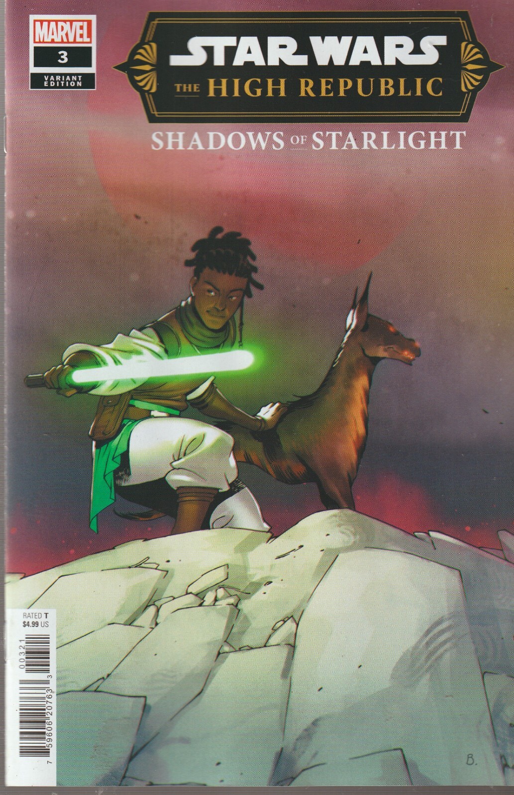 MARVEL COMICS STAR WARS HIGH REPUBLIC SHADOWS OF STARLIGHT #3 FEB 2024 VAR NM
