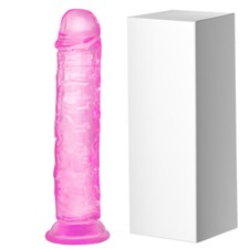 Jelly Dildo Suction Cup Dong - Small/Medium/Large Waterproof Sex Toys Anal Dildo