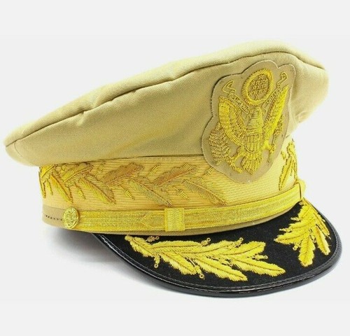 NUEVO US General Douglas MacArthur's Uniforme Caqui Sombrero todas las TALLAS GORRA Reproducción - Imagen 3 de 6