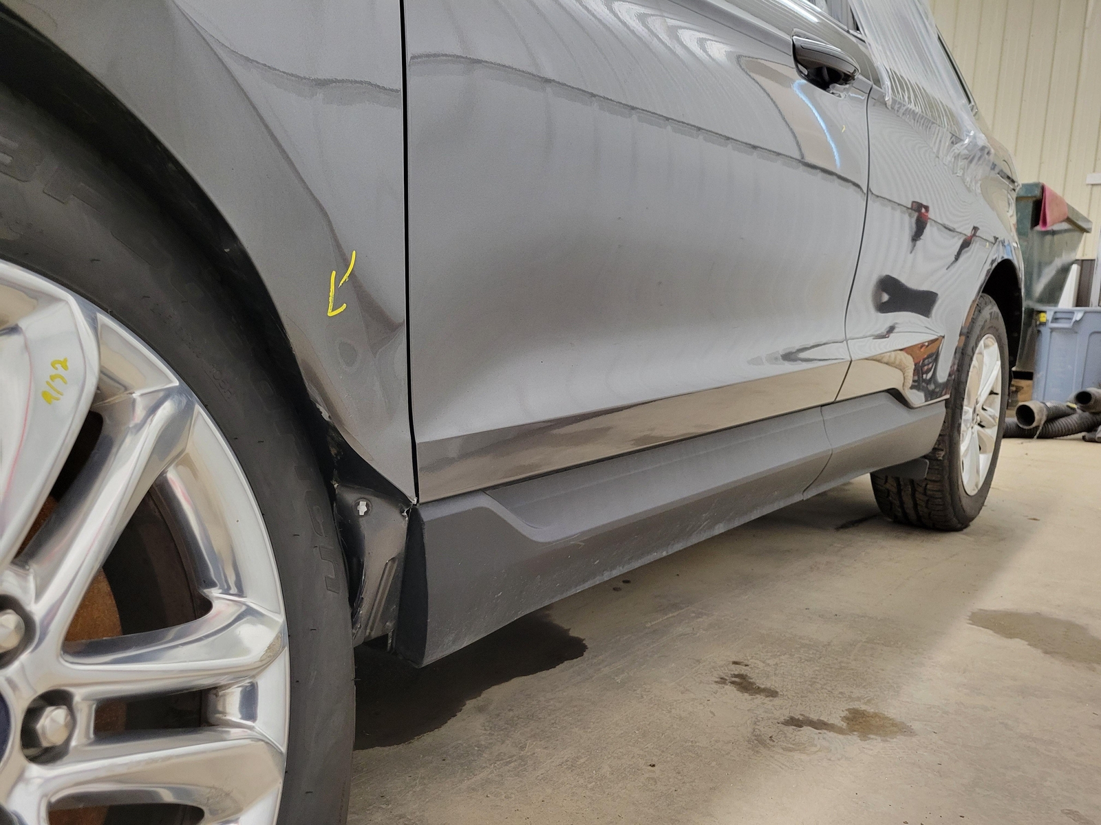 2015 FORD EDGE DRIVER LEFT FRONT DOOR ASSY POWER WINDOW PAINT