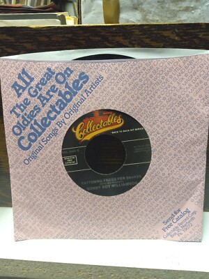 Sonny Boy Williamson Fattening Frog For Snakes / Help Me New 45rpm Record Blues
