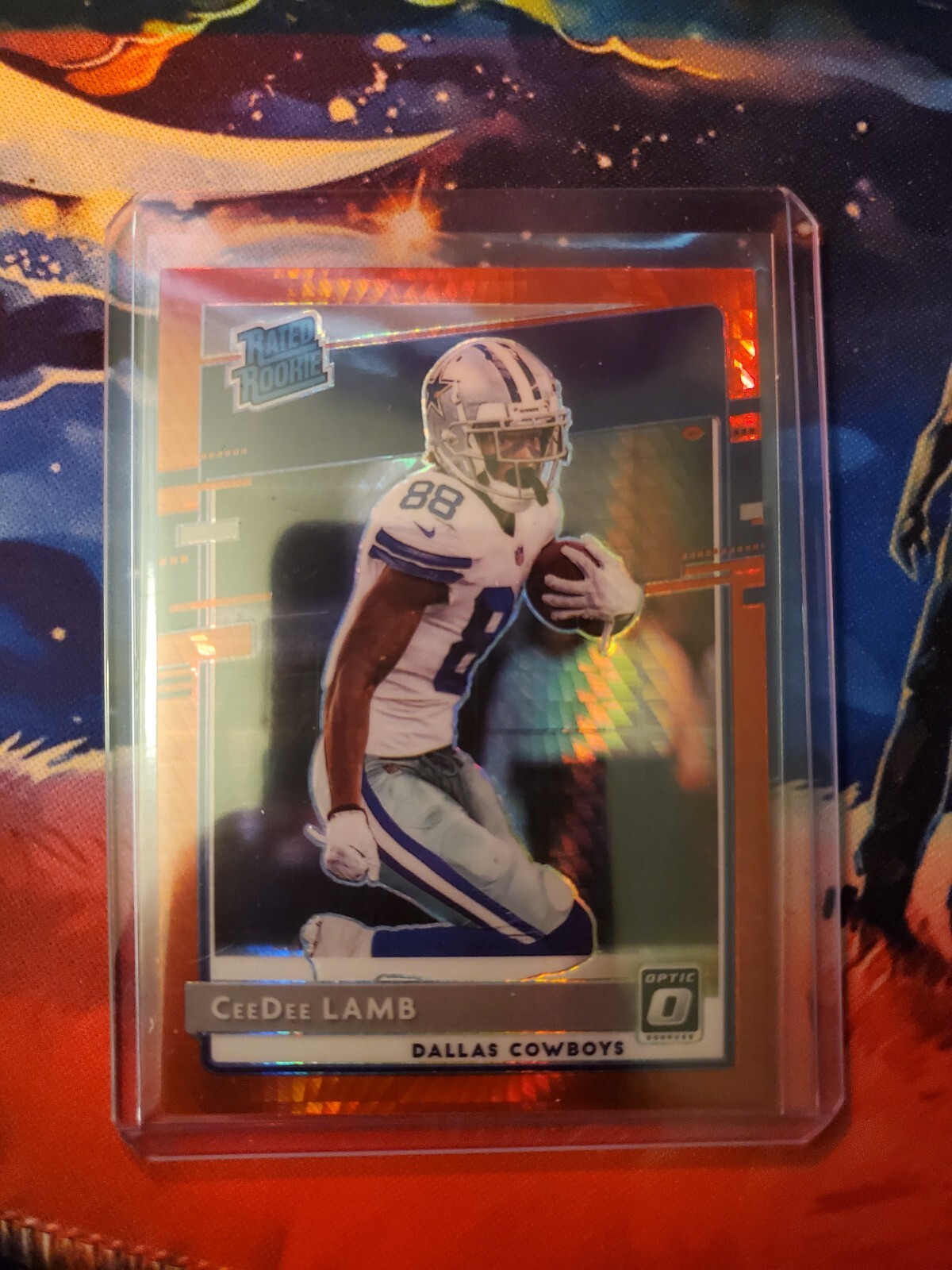 2020 Donruss Optic Rated Rookie Red Hyper #156 CeeDee Lamb RR RC