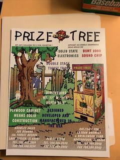 11- 8 1/4” Price tree shoot for profits arcade game AD FLYER