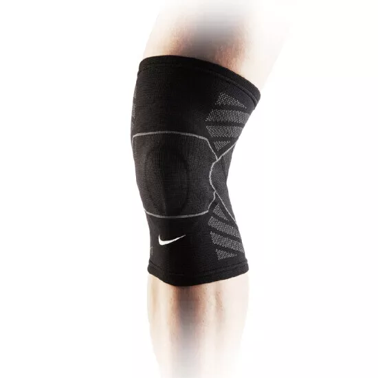 Nike Advantage Knee Sleeve Black Training Compression sz | eBay