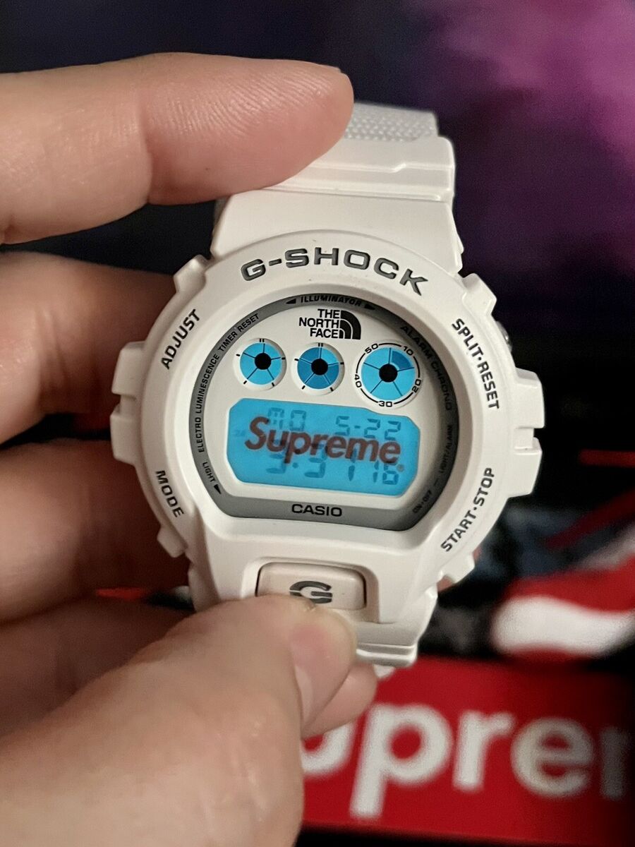 SUPREME® x The North Face® x G-Shock Watch White | eBay