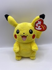 Ty PIKACHU Pokemon Beanie Baby MINT with MINT TAGS - UK Exclusive 6 Inch - VHTF