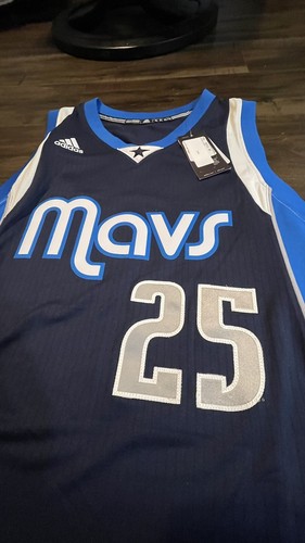 Rare VTG Adidas Dallas Mavericks Chandler Parsons Jersey 25 Mens XL autograph - Picture 4 of 5