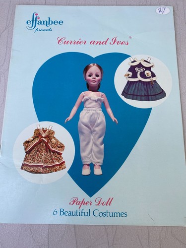 1979 Effanbee Presents Currier and Ives Paper Doll book