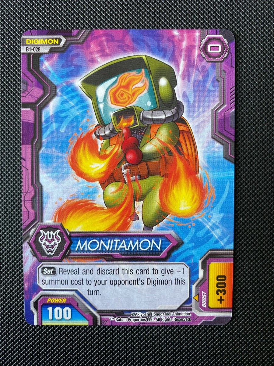 B1-028 Monitamon Digimon Fusion New World Card Game DigiBattle Xros Wars