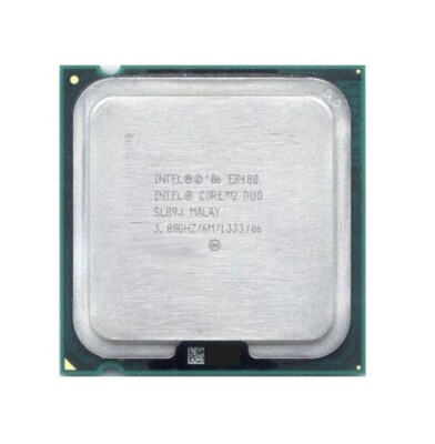 Genuine Intel Core 2 Duo E8400 3.0GHz 6MB L2 Cache CPU Processer SLB9J