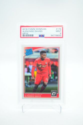 2018 Panini Donruss Alphonso Davies Optic Rated Rookie Card PSA 9 - Picture 1 of 2