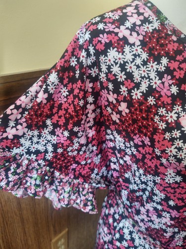 Michael Kors Floral Wrap Dress Women's 3XL Very Stretchy Material - Picture 3 of 10