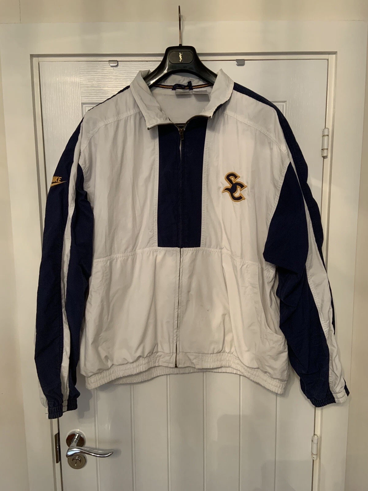 Veste vintage Nike Agassi, Jim Courier 1994 Wimbledon Cour suprême en XL