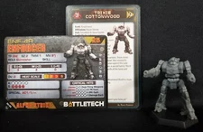 Battletech Enforcer Mech + Pilot Cards Alpha Strike Inner Urban Lance Catalyst