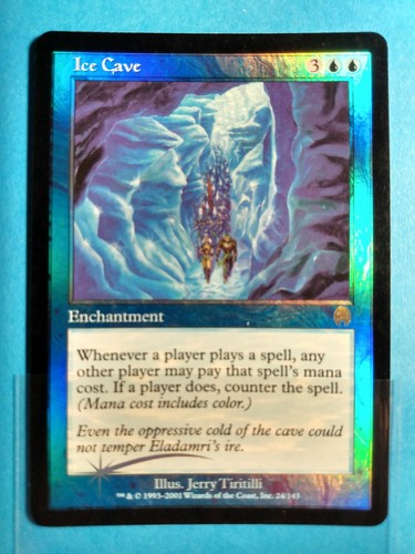 FOIL 🌈💧Ice Cave💧🌈 | Apocalypse Vintage MTG | Unplayed! NM++ | See pics!!!