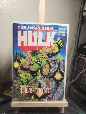 Incredible Hulk Future Imperfect #1 And #2 Both Signed By George Perez 1992 COA.