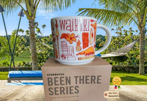 NEW - Starbucks BEEN THERE SERIES: HAWAII COLLECTION: Waikiki 14oz Mug
