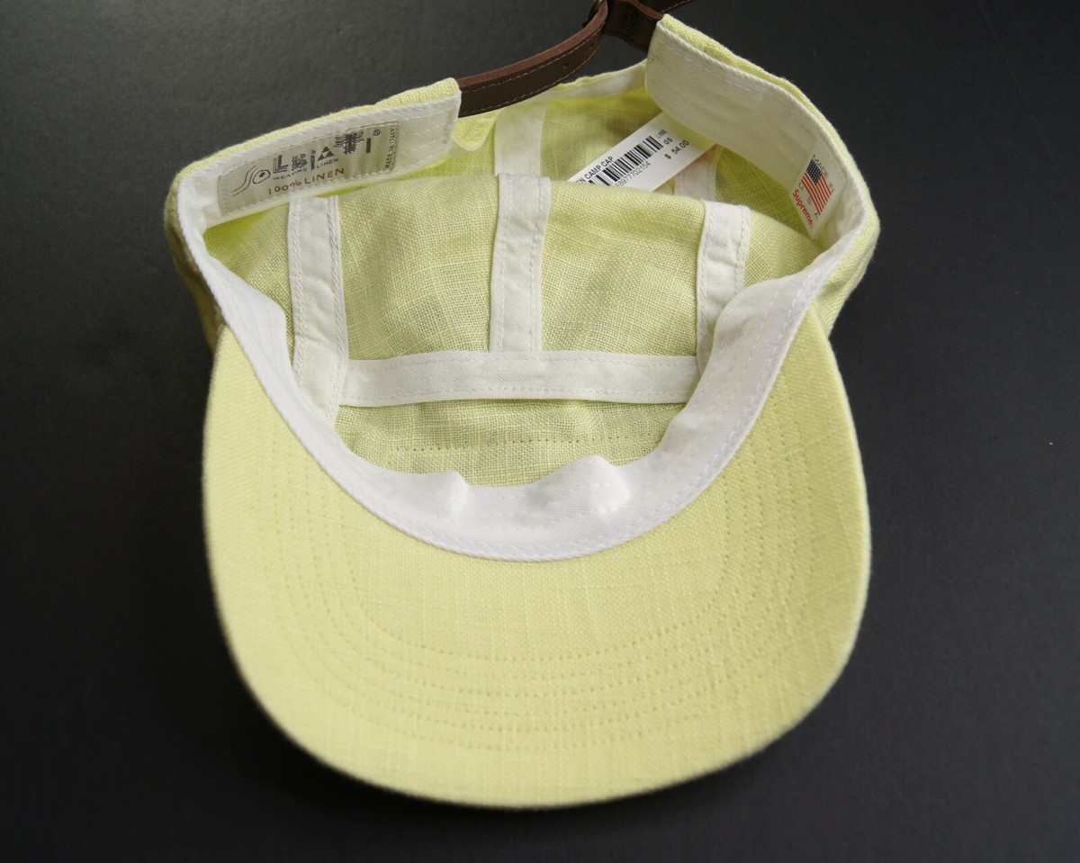 SUPREME Men's Lime Yellow SS21 Linen Camp Cap NEW NWT | eBay SUPREME Men's Lime Yellow SS21 Linen Camp Cap NEW NWT | eBay