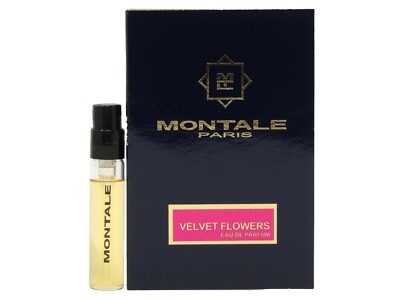MONTALE PARIS VELVET FLOWERS EDP 2.0ml .06fl oz x 1 PERFUME SPRAY SAMPLE VIAL