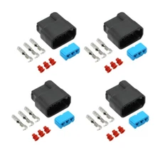 4 PCS For Honda  K-Series K20 K24 3 Pin Ignition Coil Connector Plug Housing
