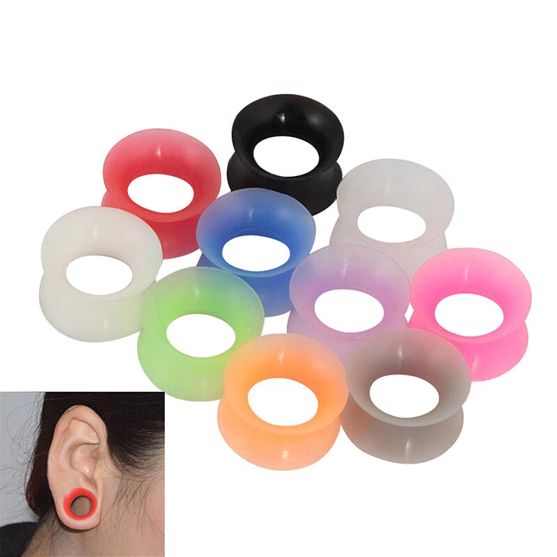 Flesh colored shop silicone tunnels
