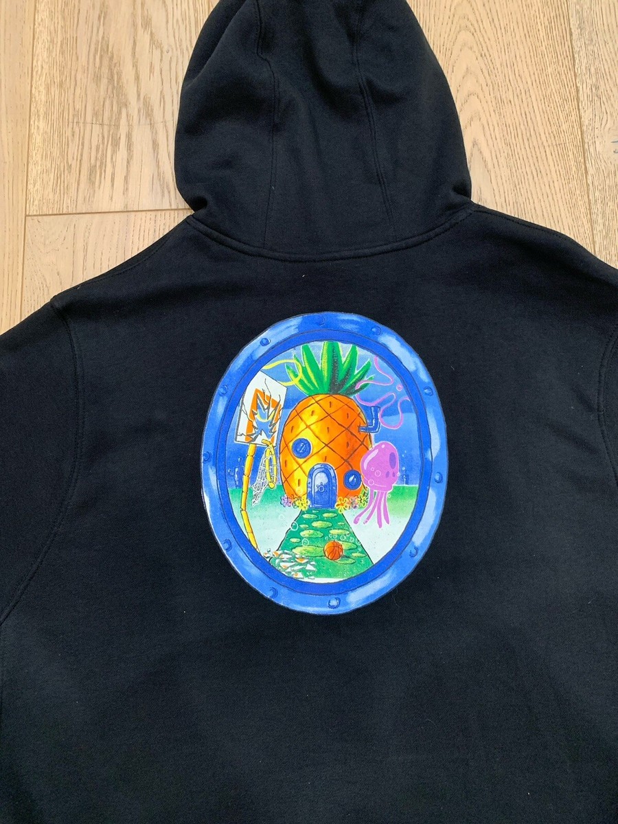 nike kyrie spongebob pineapple fleece hoodie