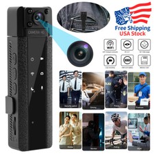 1080P HD Audio Video DVR IR Night Cam HD WIFI Camcorder Mini Police Body Camera