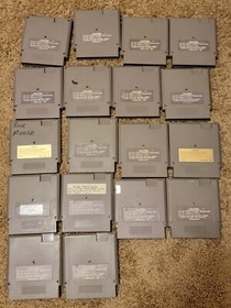 18 NES Nintendo Dragon Warrior Exodus Ultima TMNT Mario bros collection Lot 