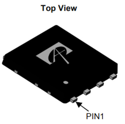 AON6354  N-Channel  MOSFET  30V  52A  14W   DFN5x6  Alpha-Omega NEW [10 pcs] #B2