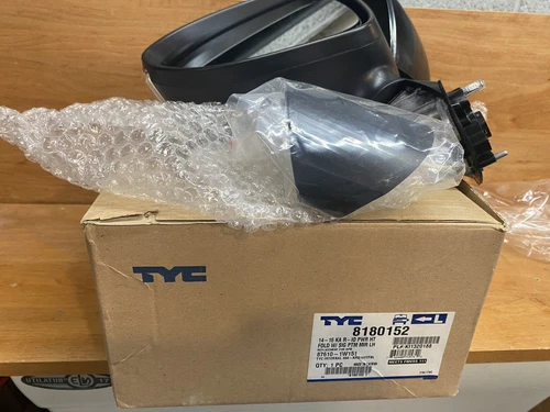TYC 8180152 2014 2017 Kia Rio Side View Mirror Assembly Heated Turn & Power Fold