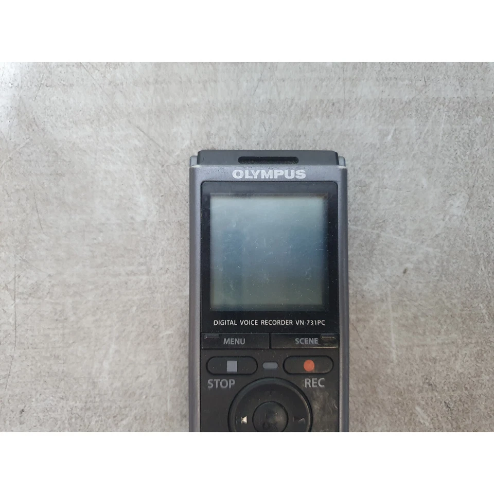 Olympus VN-731PC Digital Voice Recorder Black 2GB Battery Powered Handheld - Image 2 of 4