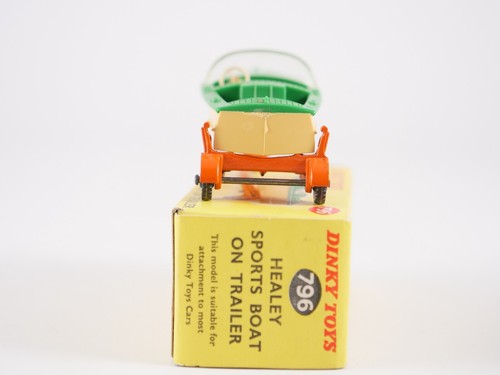 Dinky Toys GB No. 796 Healey SPORTS Boat On Trailer Boat New IN Box 1/43 - Picture 8 of 13