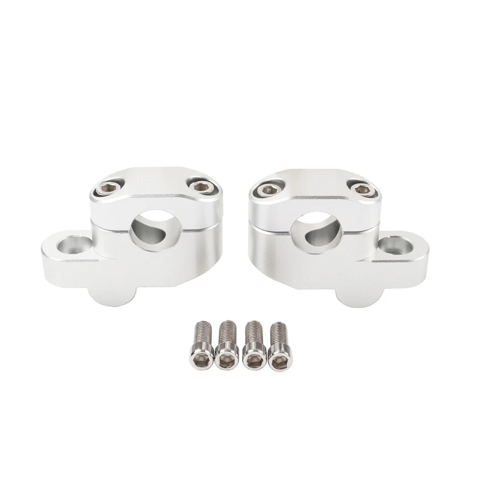 7/822mm Offset Handlebar Clamp Mount Riser For Suzuki For Yamaha For Kawasaki - Image 2 of 4