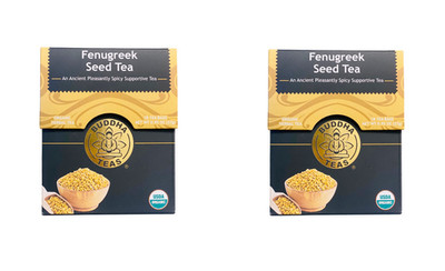 Buddha Teas Organic Fenugreek Tea 18 bags (2 PACK)